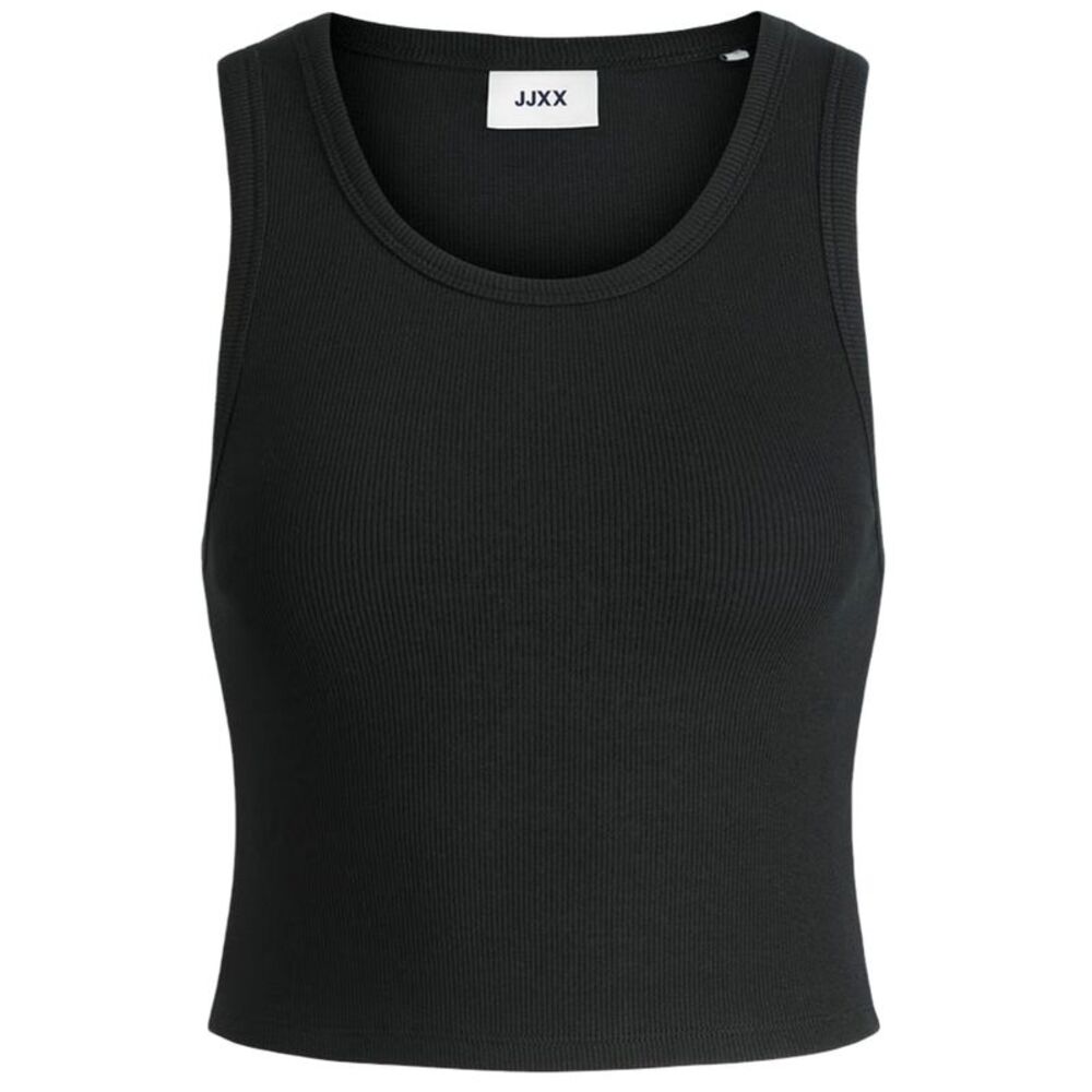 JJXX Womens/Ladies Ribbed Sleeveless Top / Black